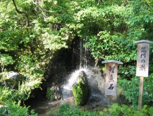 龍門滝と鯉魚石